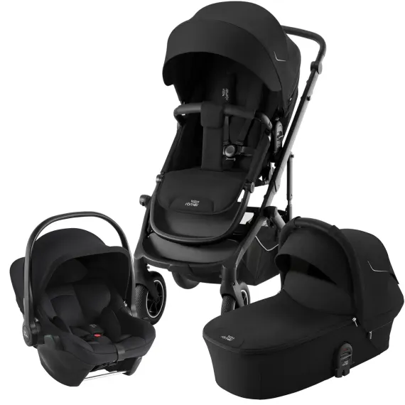 Коляска 3 в 1 Britax Roemer Smile 5Z Space Black + Baby-Safe Core Space Black