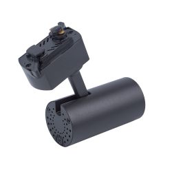 ULB-Q230 9W-4000К BLACK Светильник-прожектор светодиодный трековый. 720 Лм. Белый свет 4000К. Корпус черный. ТМ Volpe