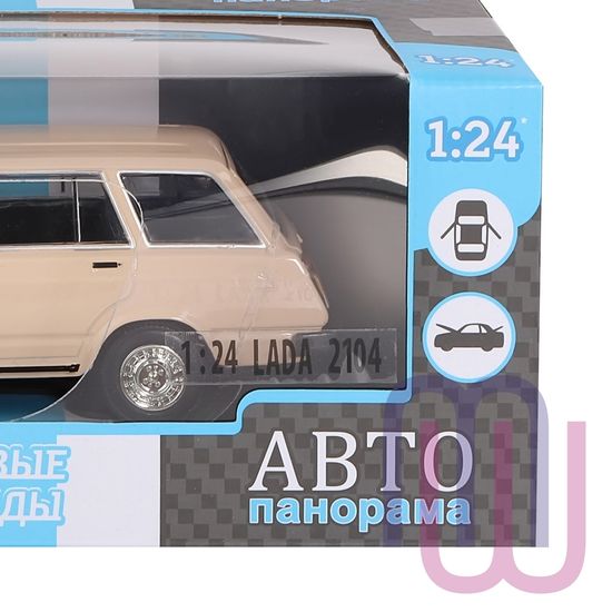 МОДЕЛЬ МАШИНЫ 1/24 ВАЗ 2104 БЕЖЕВЫЙ