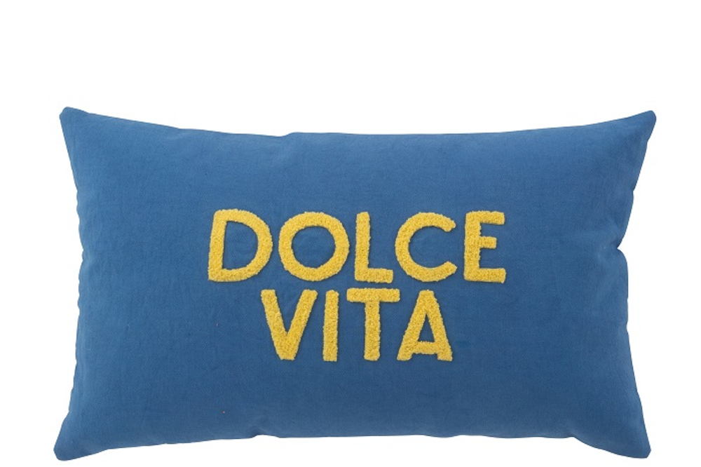 Подушка декоративная "Дольче вита" 50x30x10см