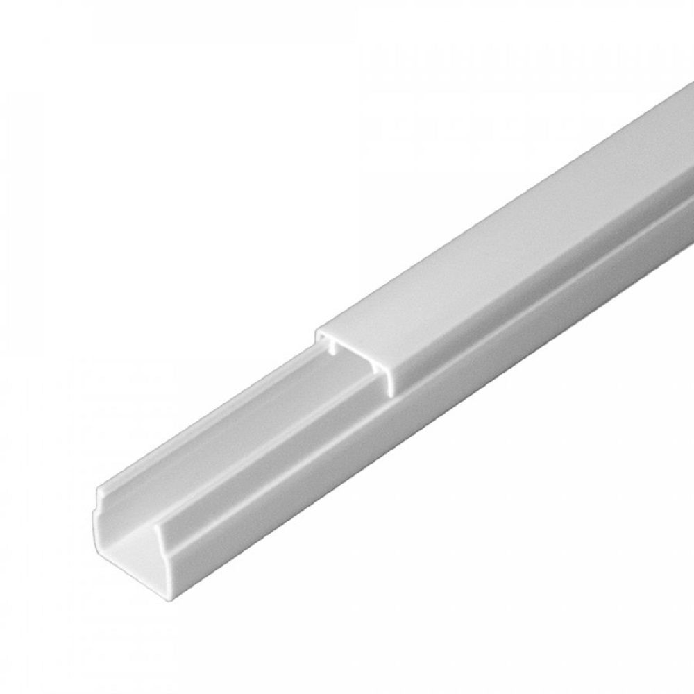 Кабель-канал белый 2-й замок в п/э 12х12 мм (кратно 2 м) PR.0325200