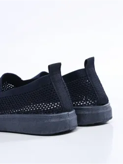 Мокасины летние текстильные