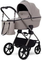 Детская коляска Rant Teo Soft 3 в 1 с автокреслом Aster Zero Black Cloud