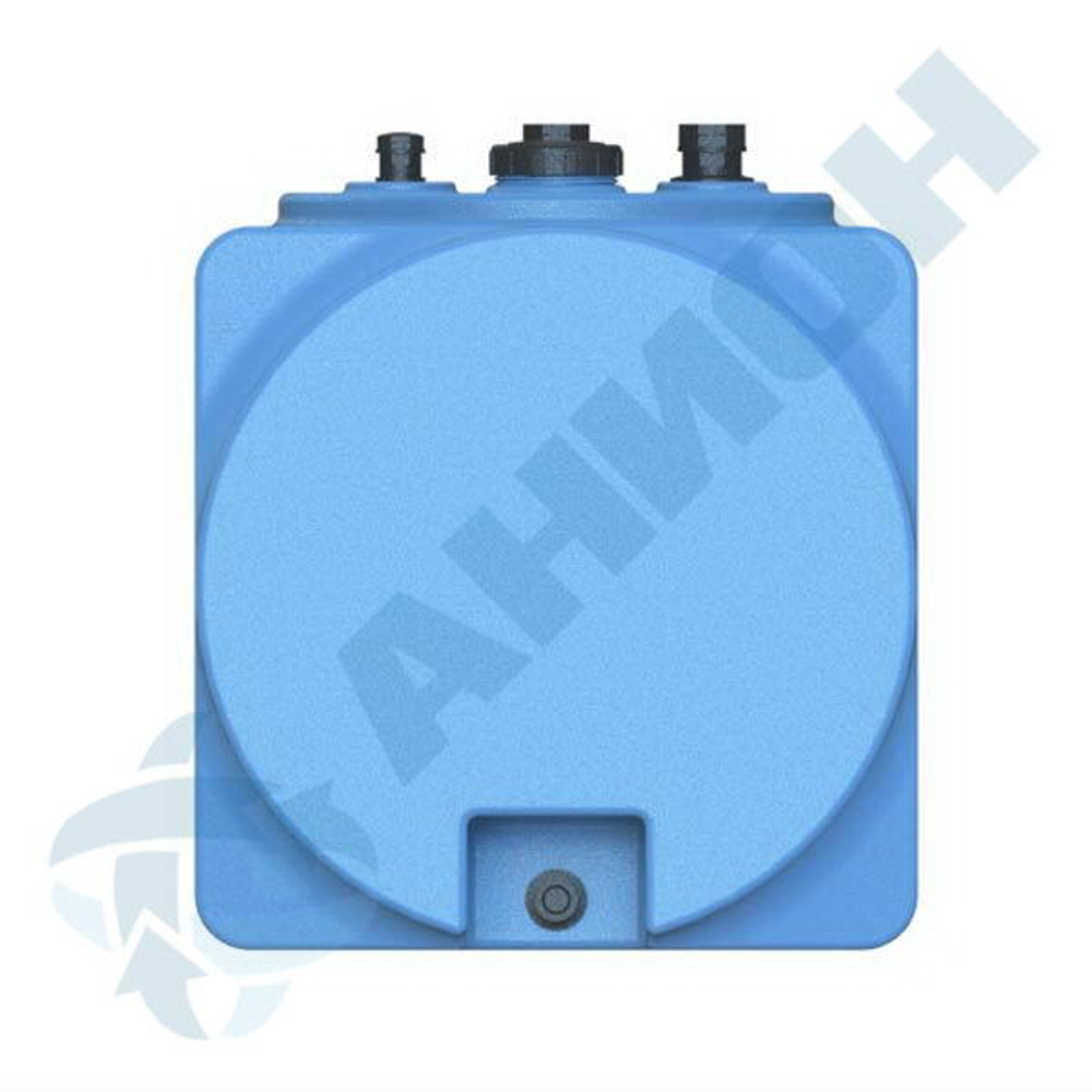 Емкость прямоугольная горизонтальная для дизельного топлива со сливом
 Анион 500 л. горизонтальный (1390x650x740см;синий) - арт.559434