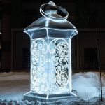 Светодиодная конструкция "Фонарь" Холодный свет