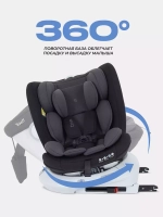 Автокресло RANT LB619 "DRIVE" isofix (Grey) группа 0-1-2-3 (0-36 кг)