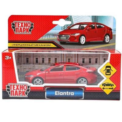 Модель ин. мет. "Hyundai Elantra" 11,4см. двери, коробка 67701R (Технопарк)