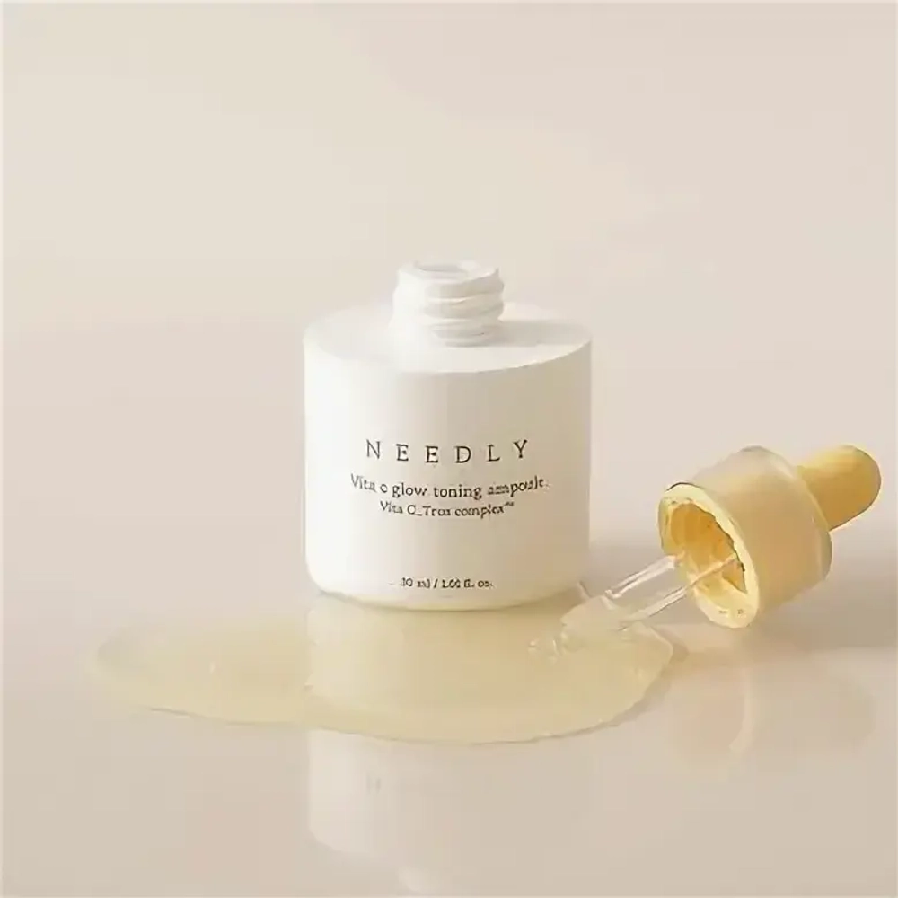 Сыворотка для сияния кожи лица Needly Vita c glow toning ampoule