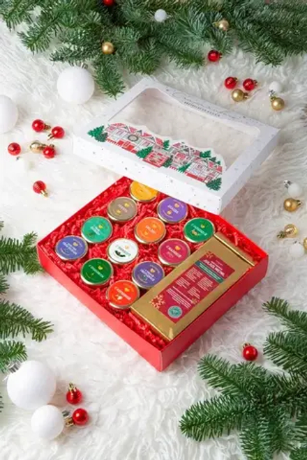 Набор №152 "12 баночек-малышек с медом + кофе или чай"