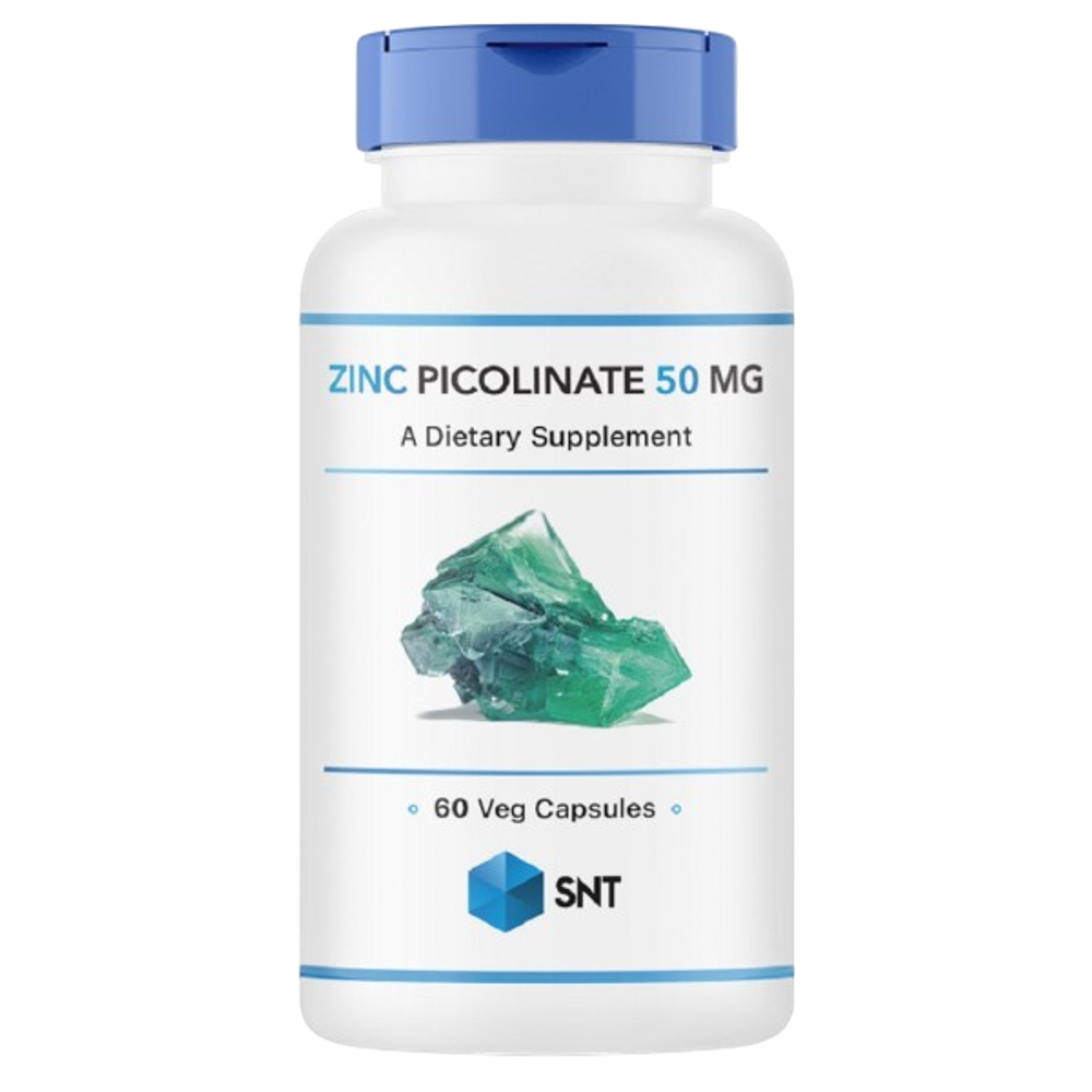 SNT Zinc Picolinate 50 mg 60 caps, Пиколинат цинка !!! Срок 03.09.2025