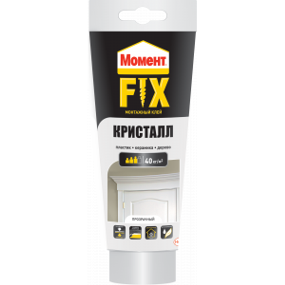 КЛЕЙ МОНТАЖНЫЙ МОМЕНТ FIX КРИСТАЛЛ 185МЛ 2574393