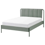 Каркас кровати мягкий - IKEA TÄLLÅSEN/TALLASEN, 200х140 см, серо-зеленый, ТЭЛЛАСОН ИКЕА