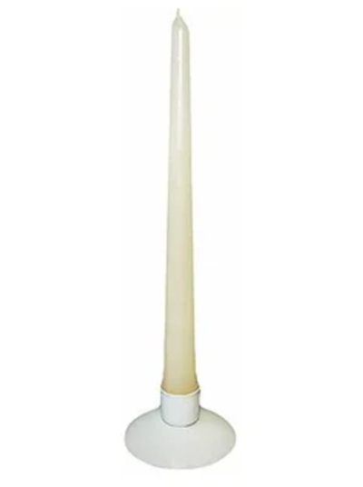 Свеча античная белая 25 см