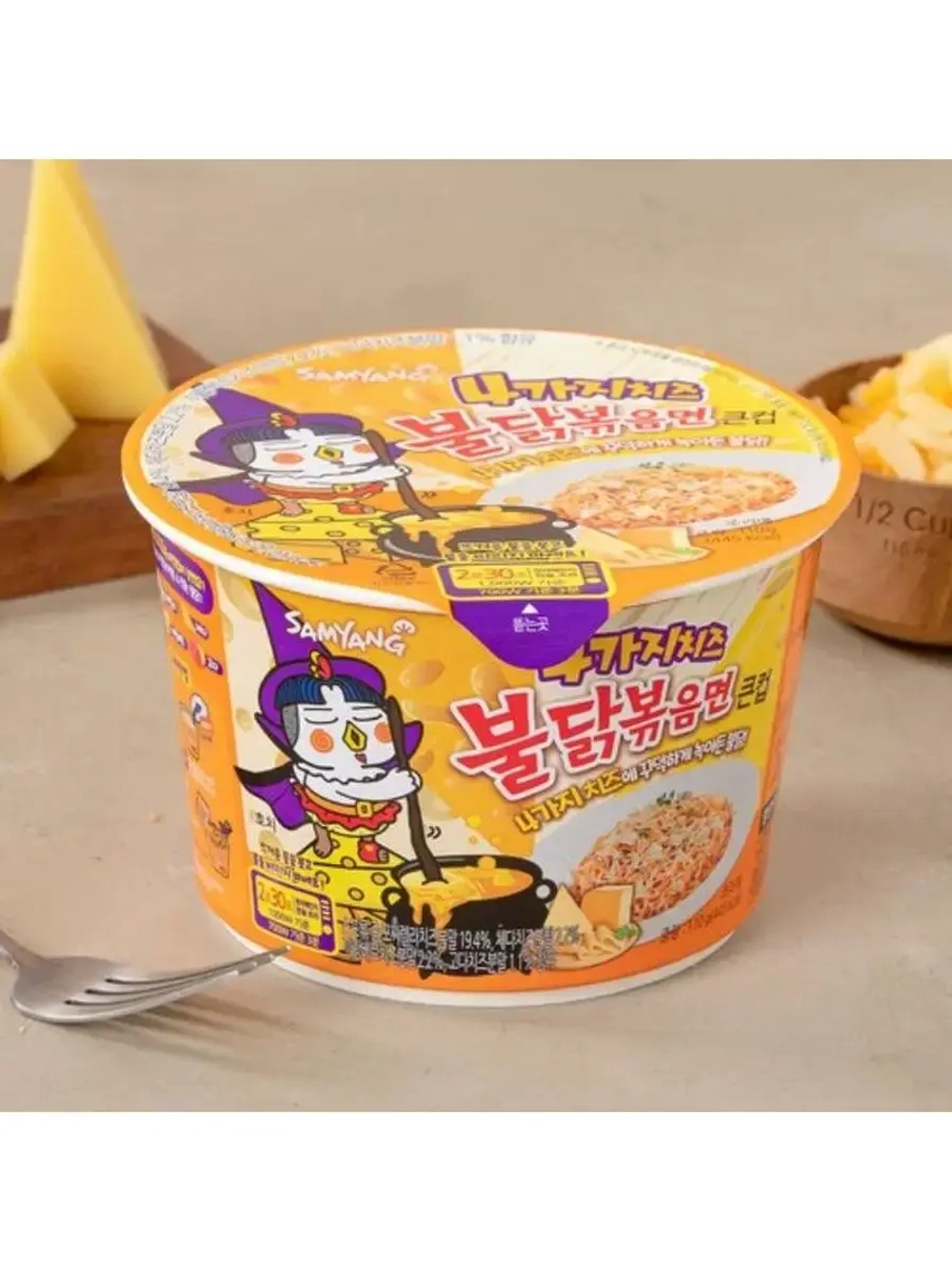 Лапша быстрого приготовления Samyang Buldak Quattro Cheese