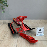 Снегокат "Ника-кросс" с граффити на красном (арт. СНК/GR)