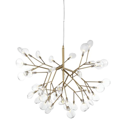 SL411.203.45 Люстра подвесная ST-Luce Золотистый/Прозрачный G4 45*1,5W RICCARDO