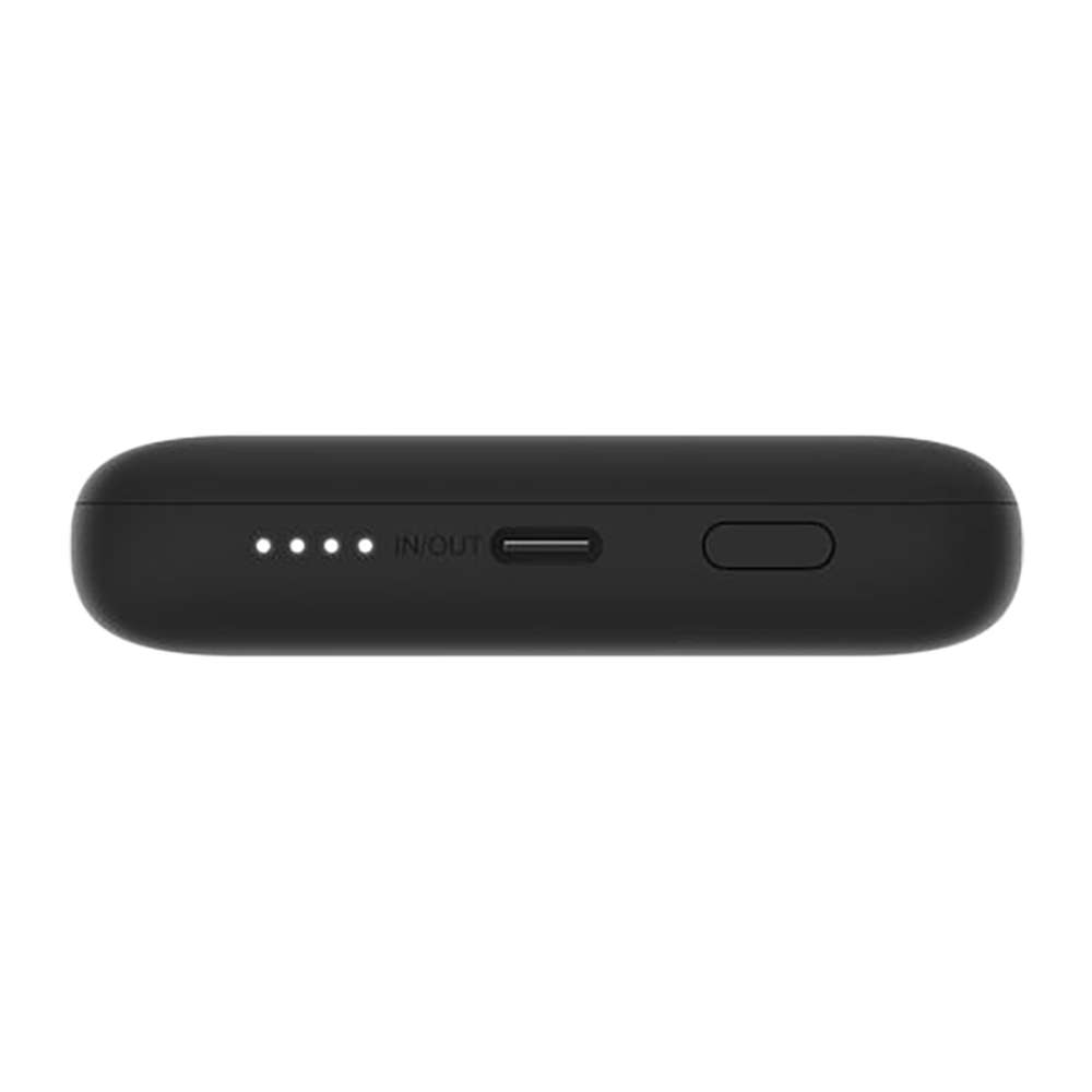 Внешний аккумулятор со встроенными кабелями Belkin BoostCharge Plus 10K (10000 мА·ч) (BPB006) Проводная зарядка: USB-C, встроенные кабели USB-C и Lightning. Беспроводная зарядка: нет. Сертификация MFi. Есть LED-индикация. Энергоёмкость — 37 Вт·ч. Максимал