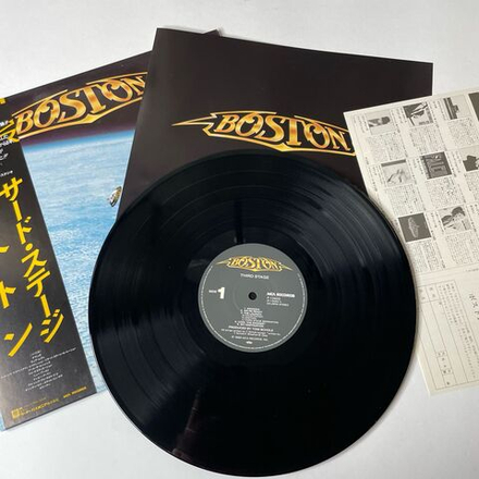 Винтажная виниловая пластинка LP Boston Third Stage (Japan 1986) (Obi) My Destination