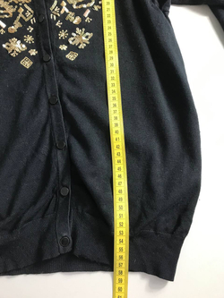 Кардиган Laura Ashley с пайетками, маркировка 38, визуально 44 размер