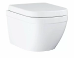 Унитаз подвесной Grohe EURO CERAMIC 39554000 безободковый, с крышкой микролифт