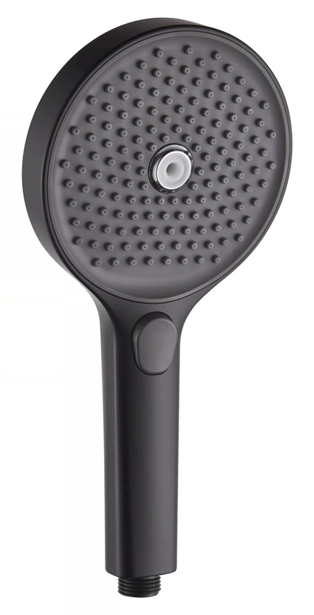 3023-1 Лейка для душа черный 13*26см (3-функций, кнопка) HANSEN (50/1шт)