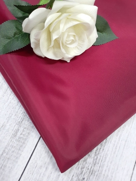 Подкладочная Таффета 190Т (антистатик) / 19-1656 ВИШНЯ