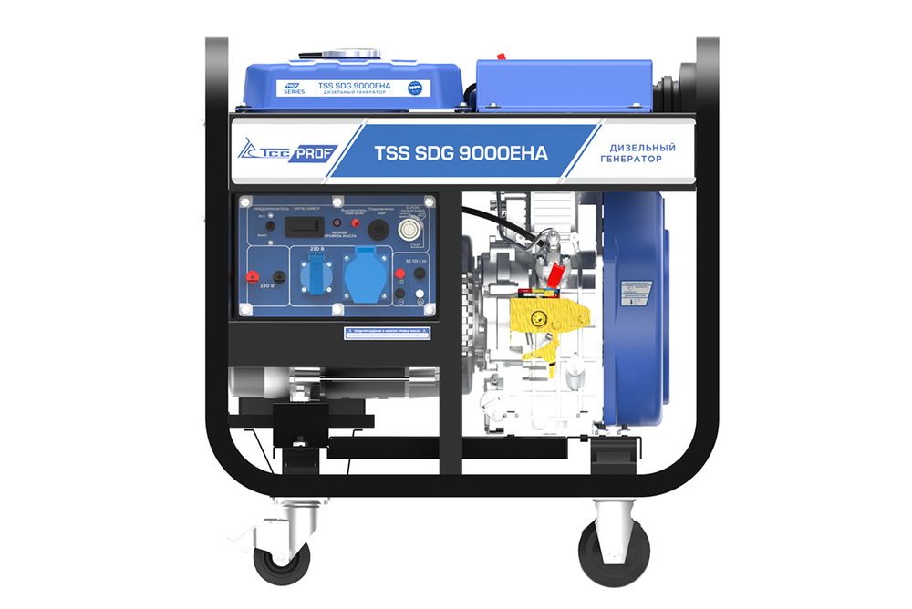 Дизель генератор TSS SDG 9000EHA - [8 кВт / 34,8 А] эл. старт, однофазный