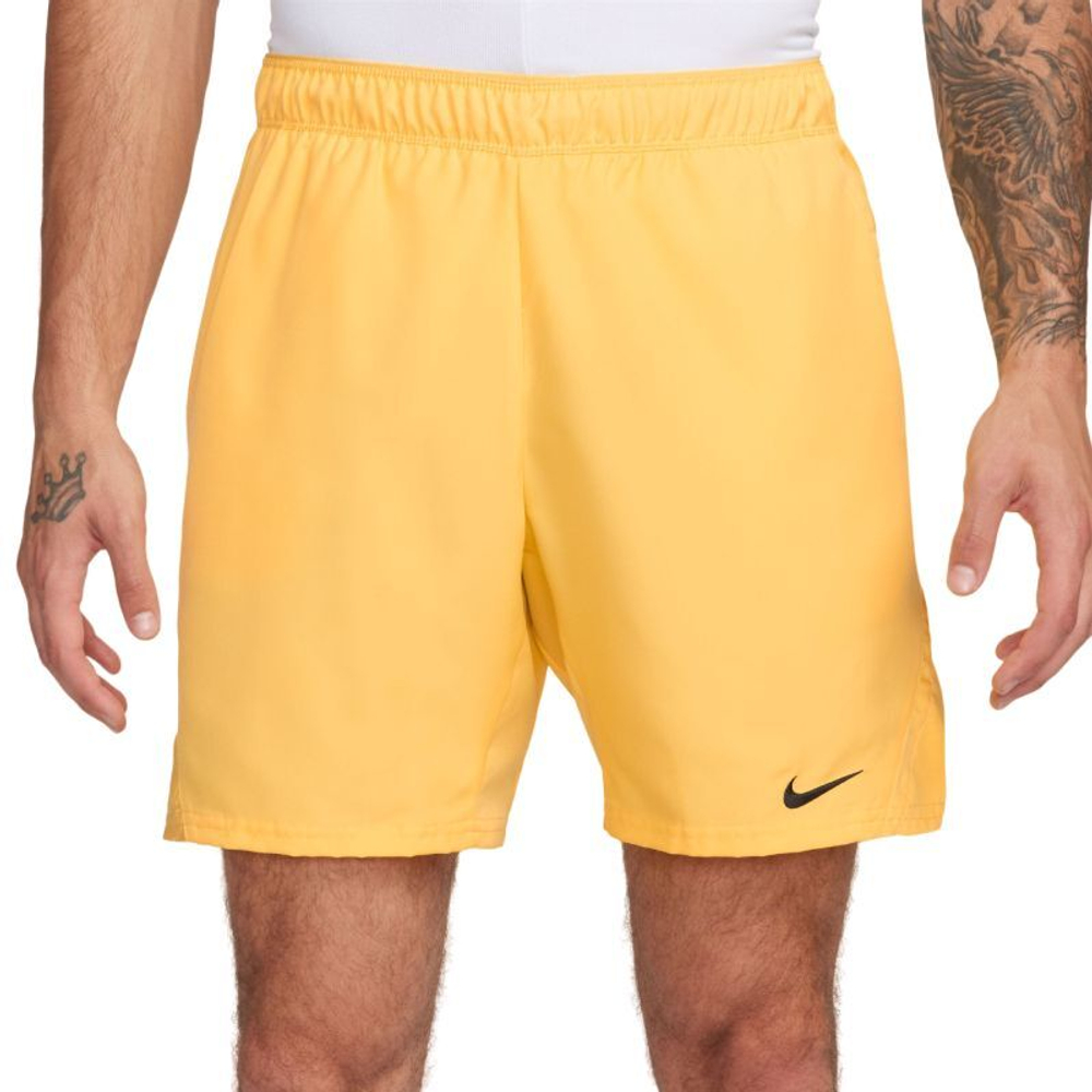 Мужские теннисные шорты Nike Court Dri-Fit Victory 7" Short - topaz gold/black