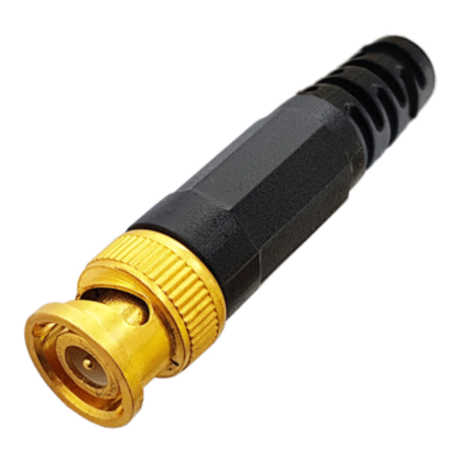 РАЗЪЕМ TS BNC штекер под винт. пластик