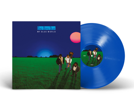 LP: Bad Boys Blue – «My Blue World» (1988/2024) Trans-Blue Vinyl
