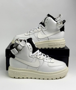 Кроссовки Nike AirForce 1Boot на меху #B40 (бел.)