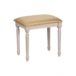 Банкетка "Римская" 350х490 выбеленный дуб/золотая патина/вензель бежевый РБЗ49ЛБ