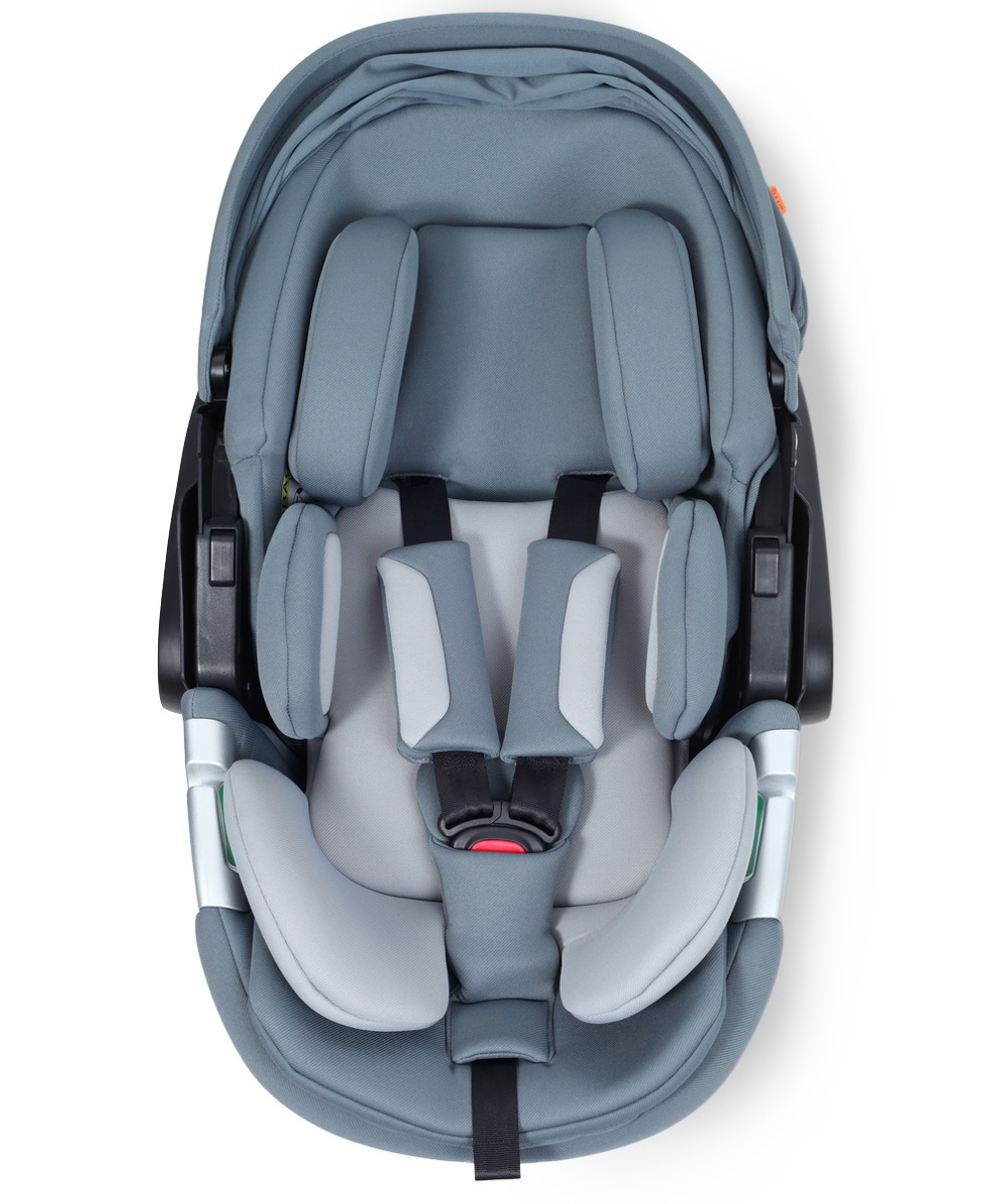 Детская коляска Rant Teo Soft 3 в 1 с автокреслом Aster Zero Graphite Graphite
