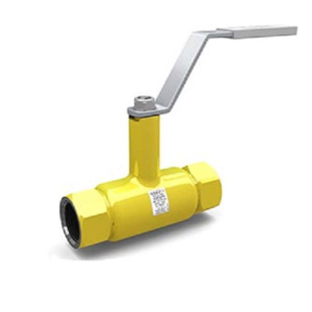 Кран шаровой стальной газовый LD КШ.Ц.М.GAS.025.040.П/П.02, DN 25, PN 40, муфтовый, полнопроходной