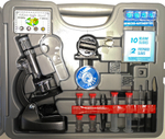 Микроскоп игрушечный EDU-TOYS 100–1200x, в кейсе (MS911)