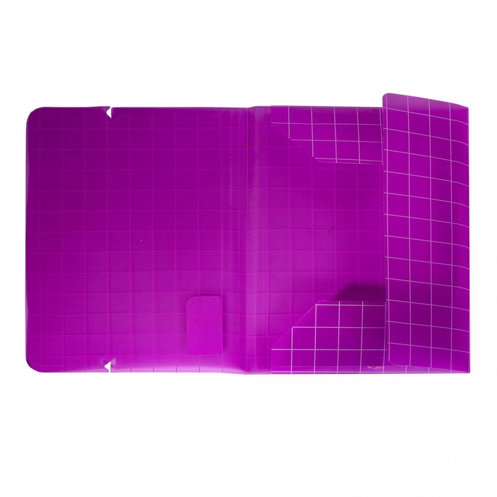 Папка на резинке Alingar, A4, 250х320 мм, 400 мкм, ассорти, матовая, "Square"