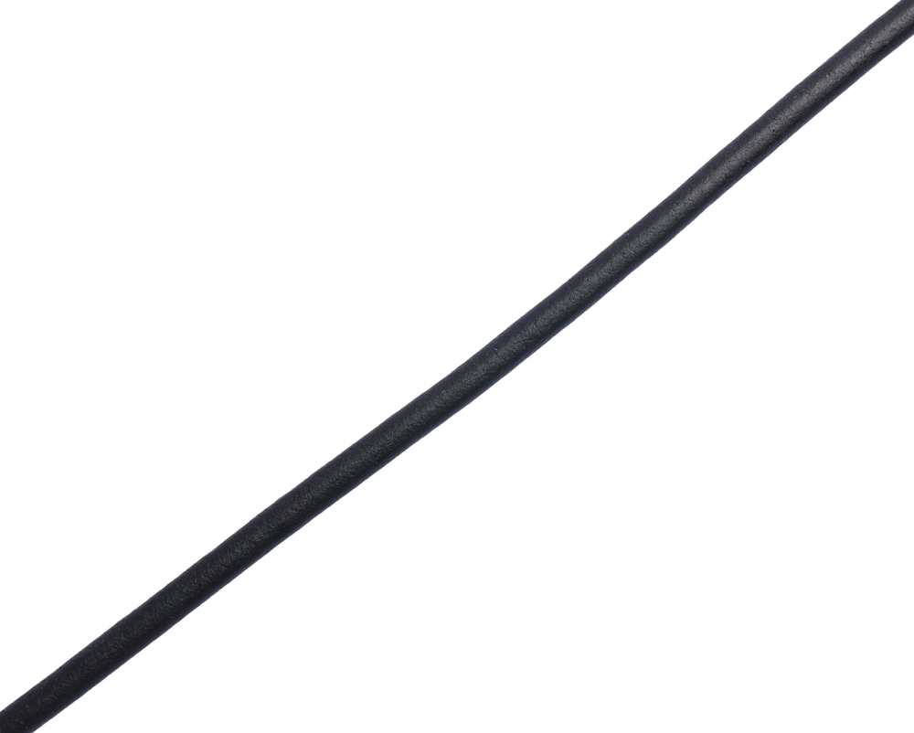 Шнурок круглый черный Ø 3.0 мм, дл. 40 см