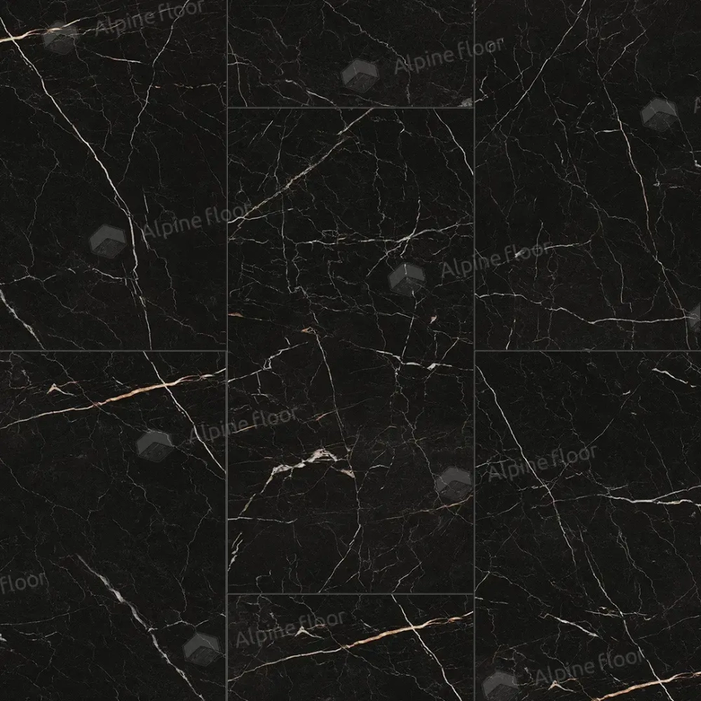 Каменно-полимерная плитка Alpine Floor Stone Mineral Core Неро ECO 4-27