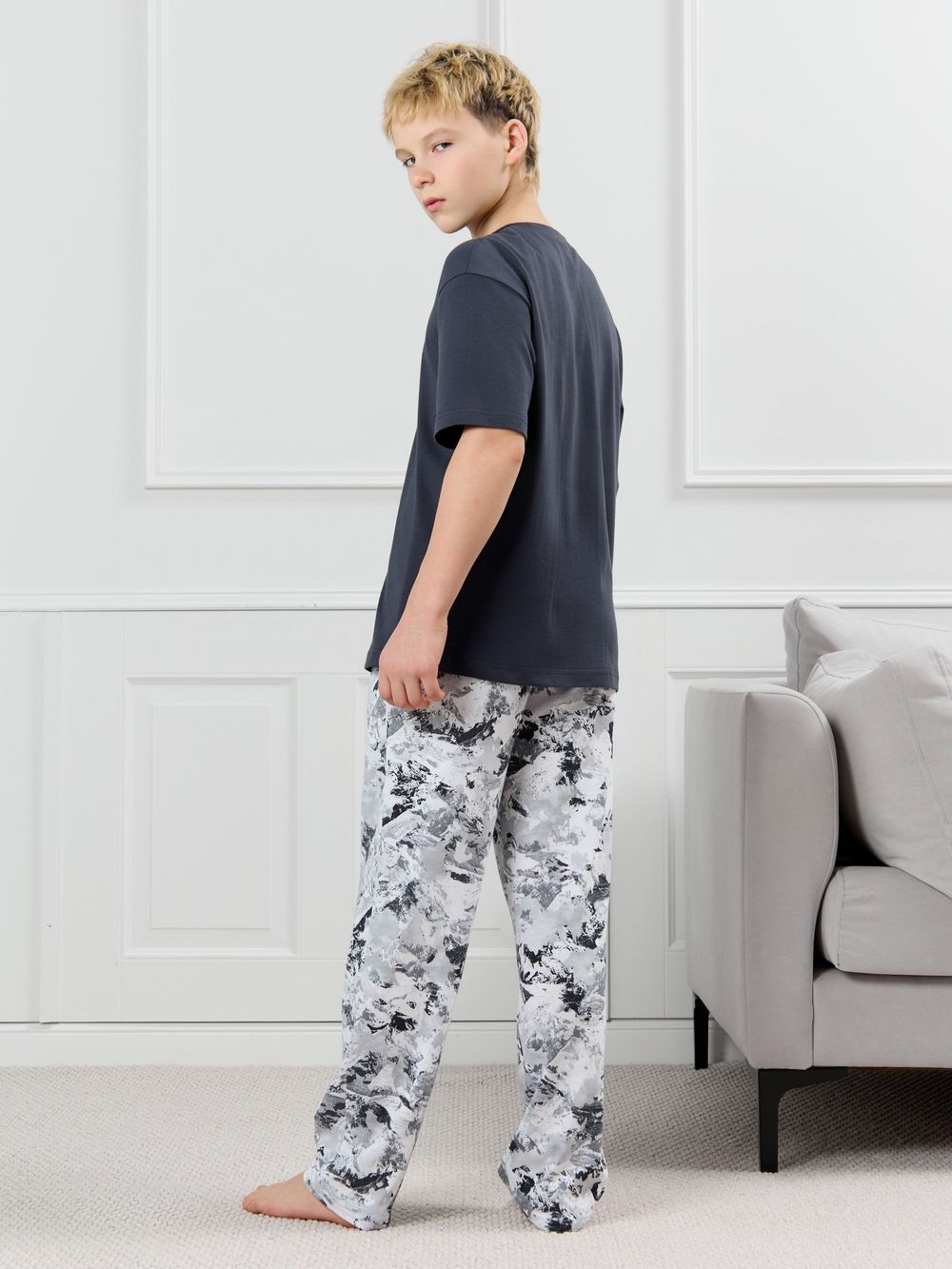 Костюм для мальчика Олимп-1 Виотекс ГРАФИТОВЫЙ