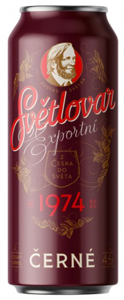 Пиво Светловар Чернэ / Svetlovar Cerne 0.5 - банка