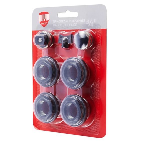 Набор присоединительный Royal Thermo 3/4&#39;&#39; black — (2)