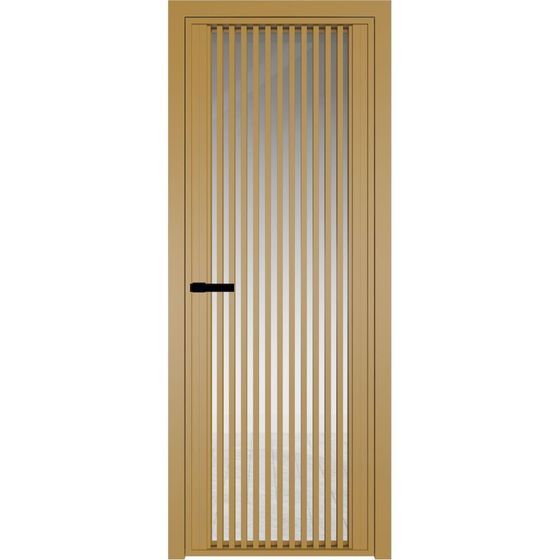 Алюминиевая дверь 3AGP золото стекло прозрачное