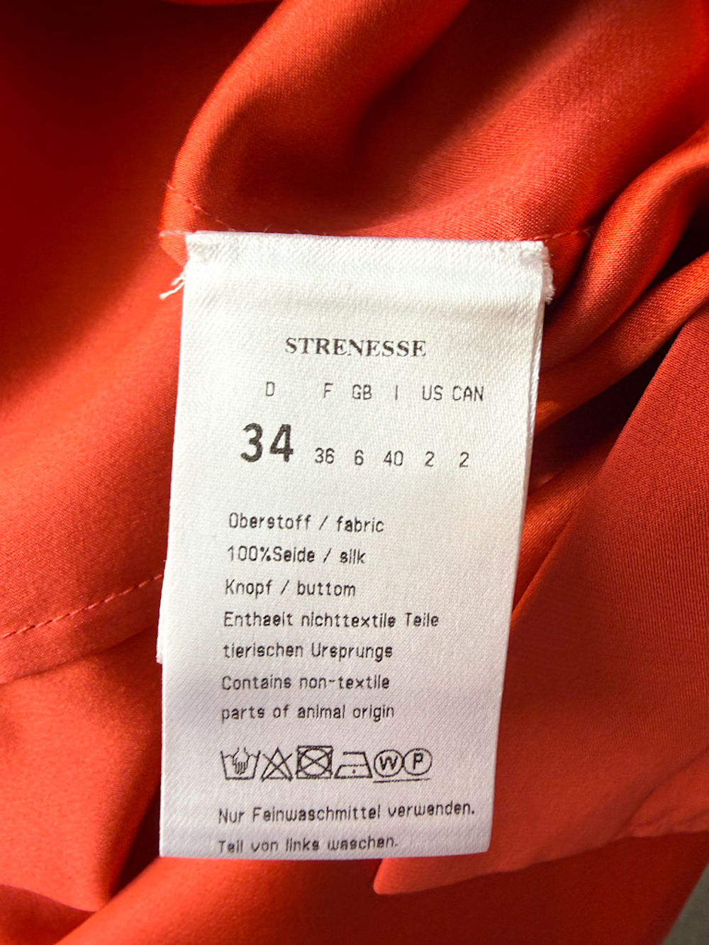 Шелковая блузка Strenesse, XS