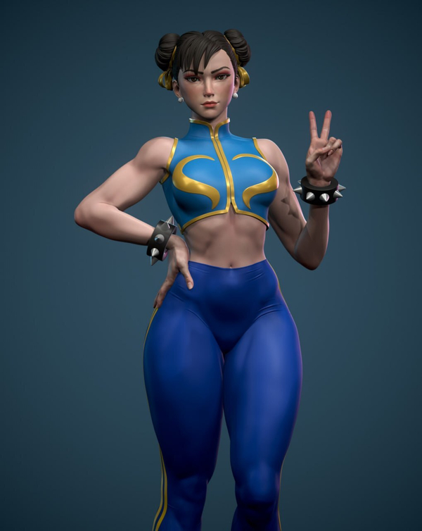 Чунь Ли Фигурка Chun-Li Street Fighter