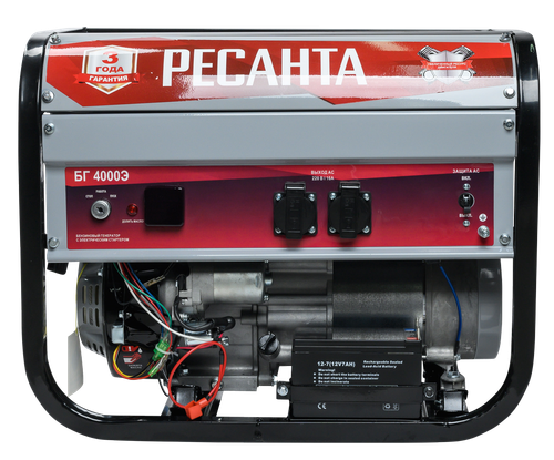 Электрогенератор Ресанта БГ 4000 Э - [3 кВт / 220V] эл. старт