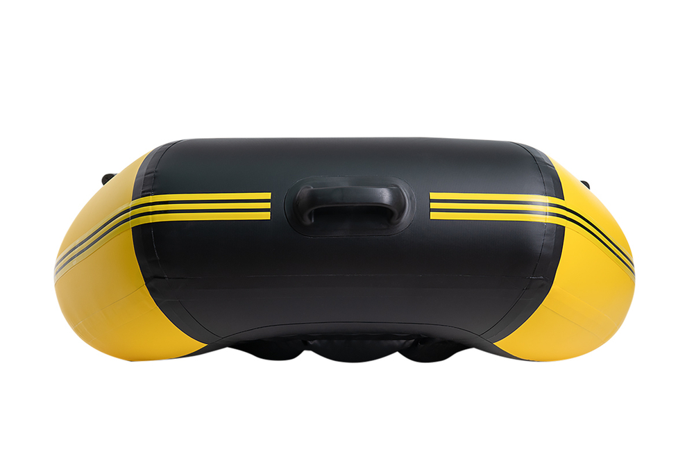 YACHTMAN-260 МНД НАДУВНОЕ ДНО (Яхтман) желтый-черный (лодка ПВХ с усилением)