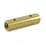 Коллектор латунь 1 1/4" ВР/ВР на 3 вых 3/4" ВР м/о 100мм R582A Giacomini R582AY003
