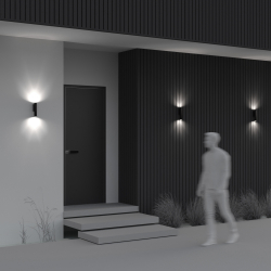 Уличный настенный светильник Outdoor O508WL-L6B3K