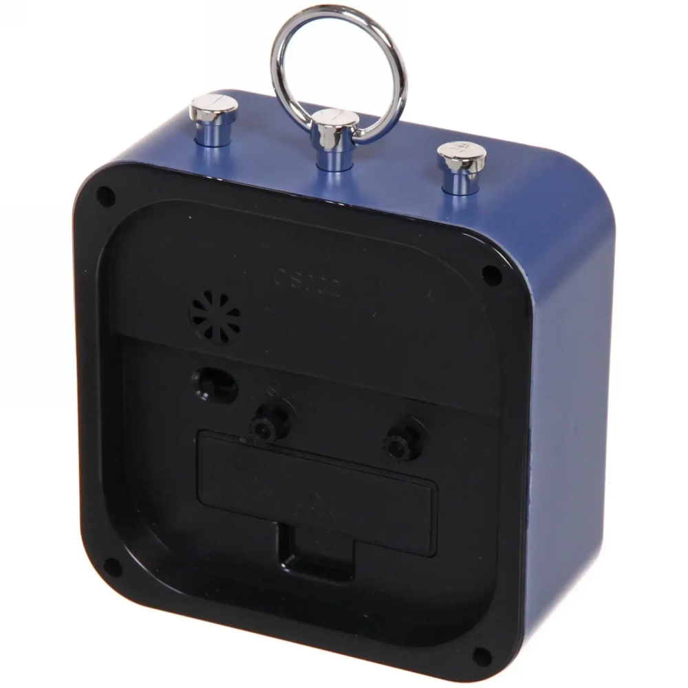 Будильник «Камея» квадрат синий 10*10*4,5см OS-002