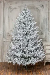 Искусственная елка Имперская заснеженная 210 см., литая хвоя+пвх, ЕлкиТорг (145210)